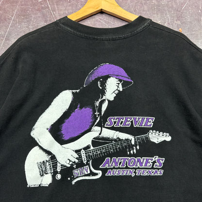 90s Black Stevie Ray Vaughn Shirt 3565
