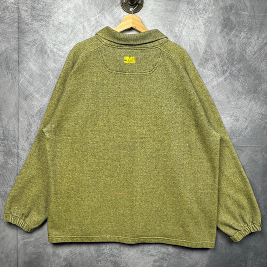 90s Yellow Pittsburgh Steelers Quarter Zip Sweatshirt 4264