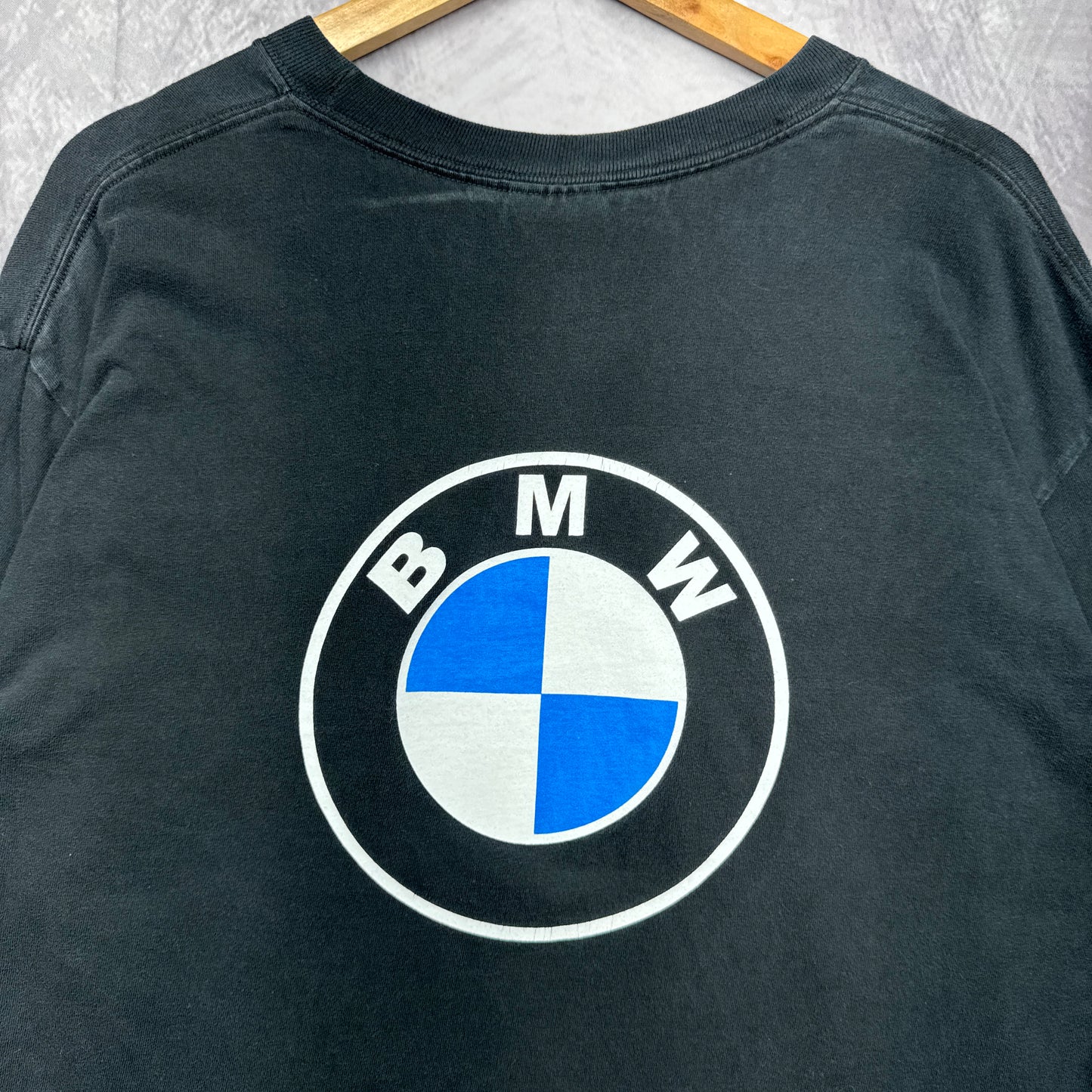 90s Black BMW Of Austin Long Sleeve  Shirt 3857