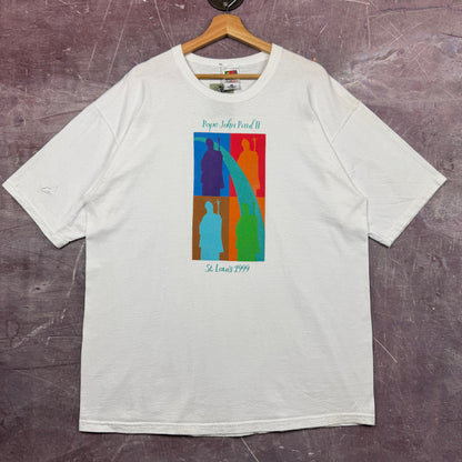 90s White Pope John Paul 2 Shirt 3645