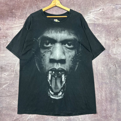 2011 Faded Black Watch The Throne Kanye West Jay Z Tour Shirt L 2831