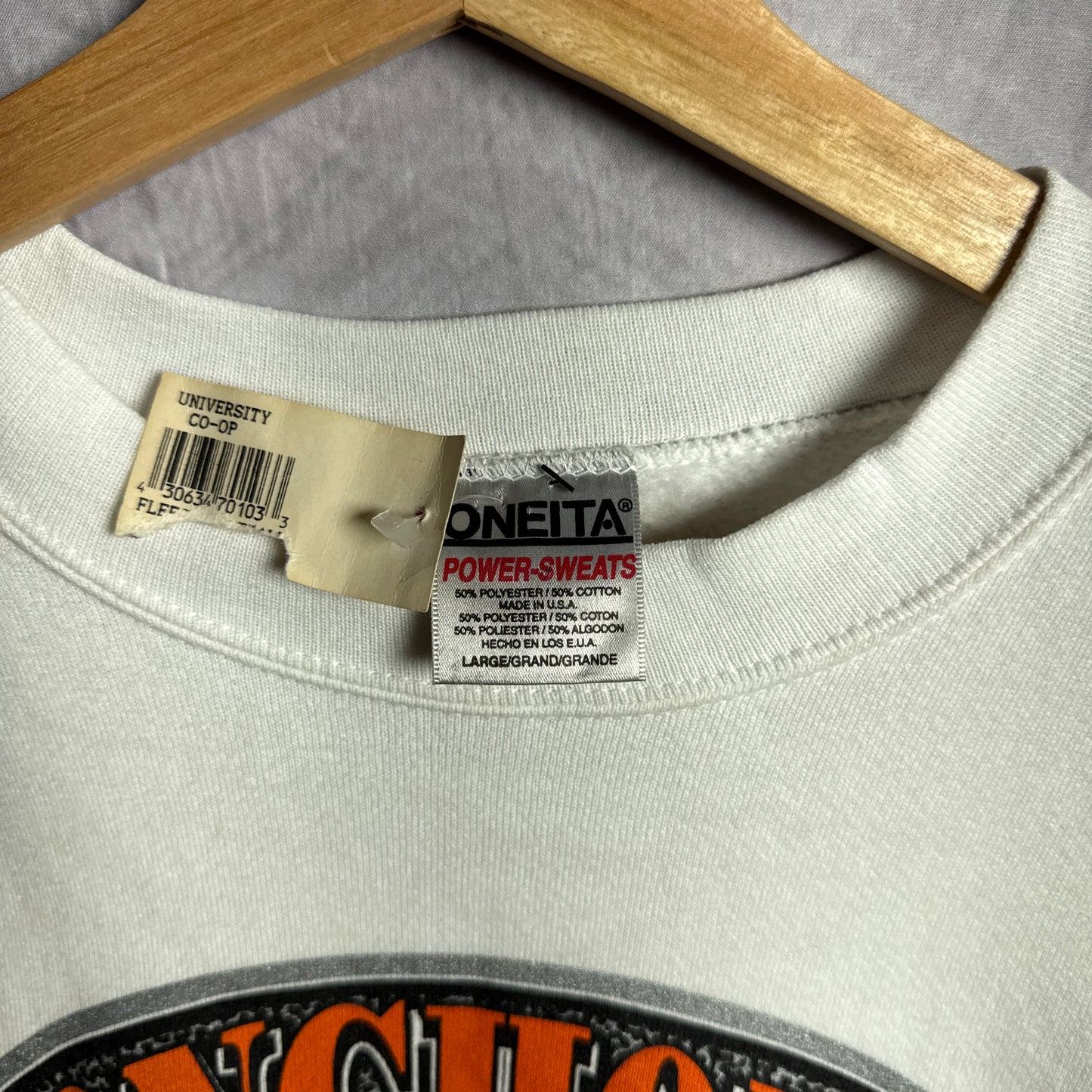 1995 White Texas Longhorns Nikia Sugar Bowl Crewneck Sweatshirt 4446