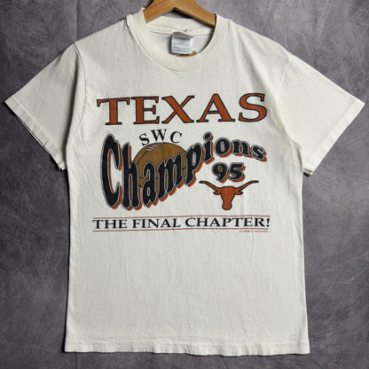 1995 White Texas Longhorns SWC Champions Shirt 4606
