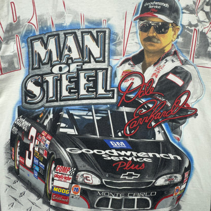 90s White Dale Earnhardt Shirt 3915