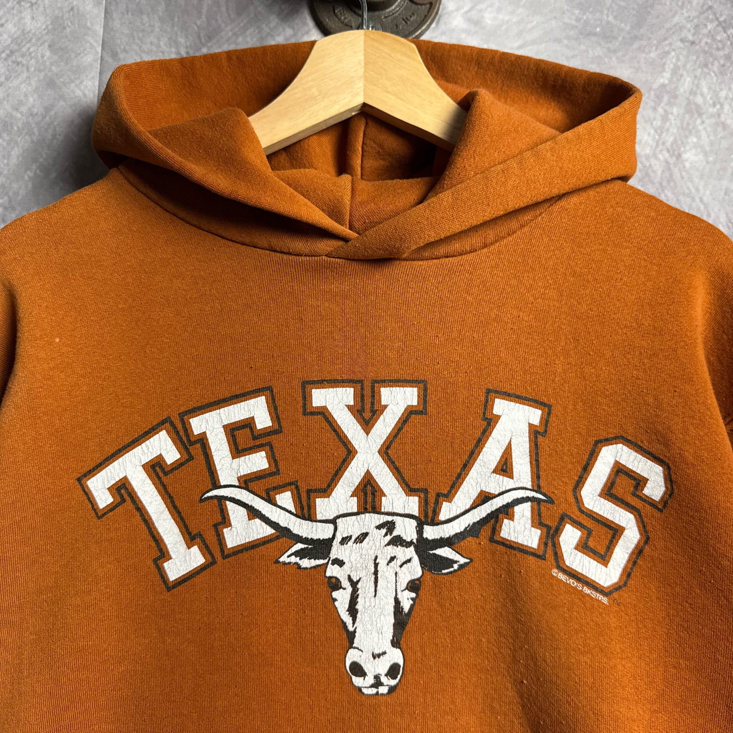 90s Orange Russell Texas Longhorns Hoodie 4421