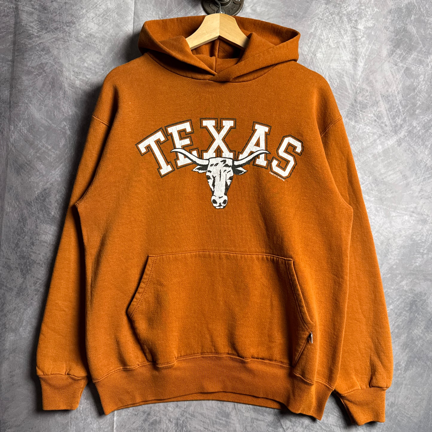 90s Orange Russell Texas Longhorns Hoodie 4421