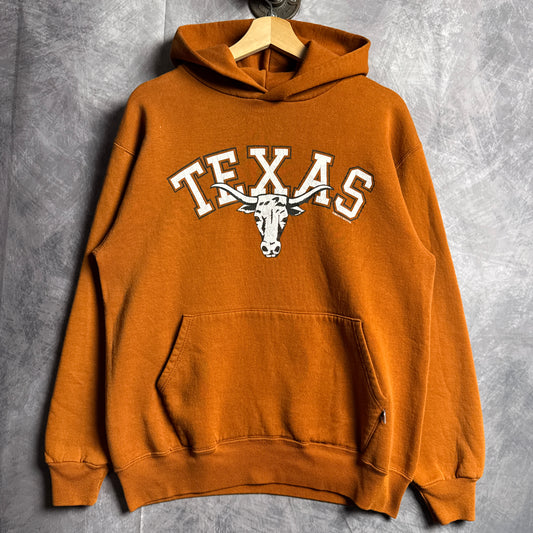 90s Orange Russell Texas Longhorns Hoodie 4421