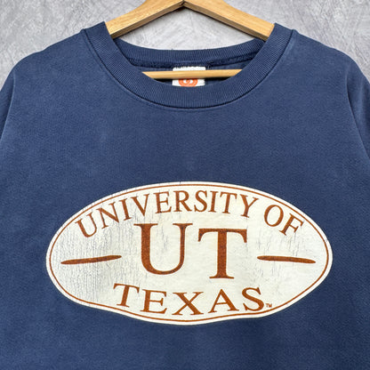 90s Blue Texas Longhorns Crewneck Sweatshirt 4360