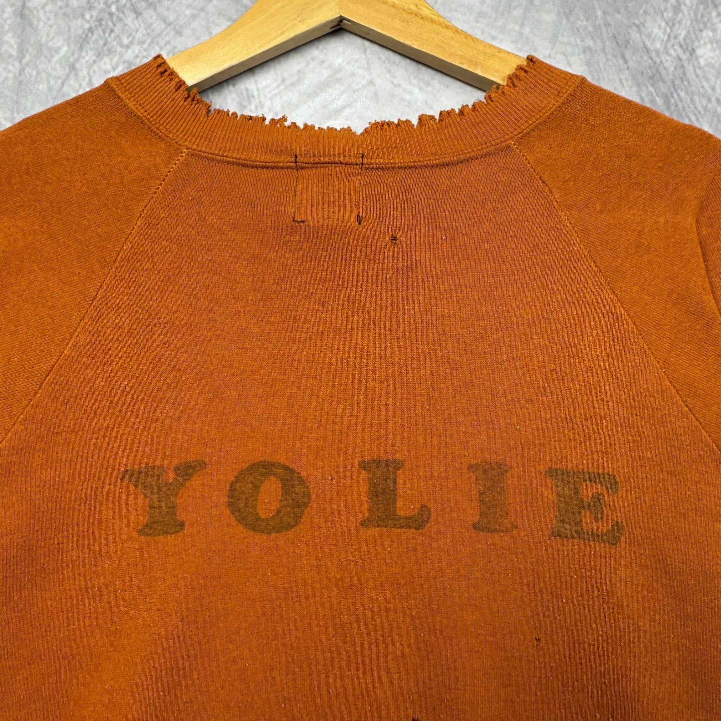 70s Orange Texas Longhorns Crewneck Sweatshirt 4379