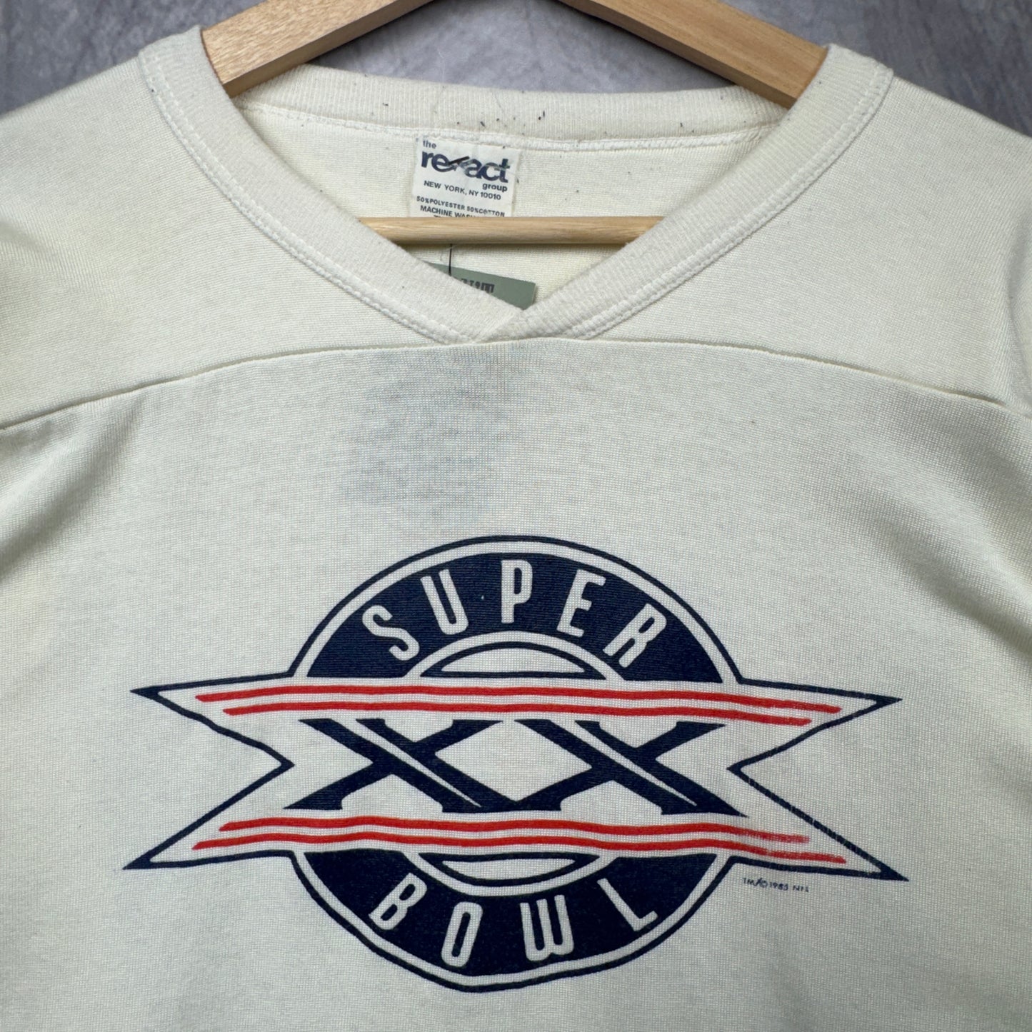 1986 White Superbowl XX Jersey Shirt 4154