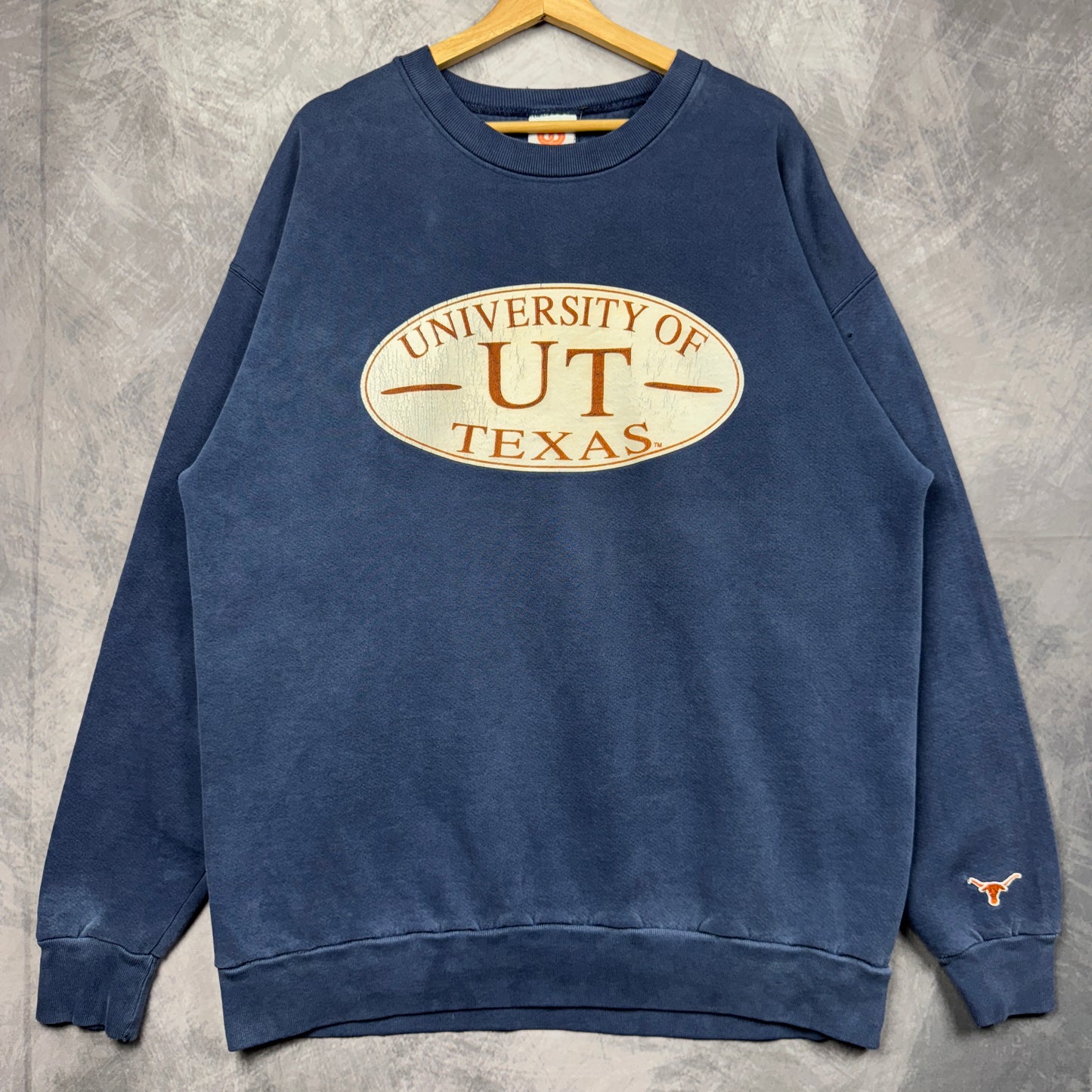 90s Blue Texas Longhorns Crewneck Sweatshirt 4360