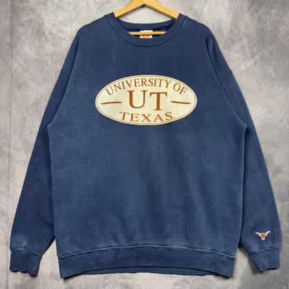 90s Blue Texas Longhorns Crewneck Sweatshirt 4360