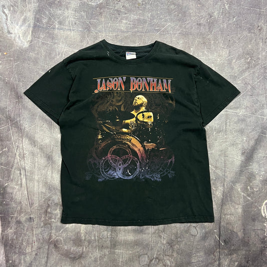 Early 00s Jason Bonham Led Zepplin Zoso Graphic Shirt XL AN77