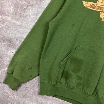 00s Green Rat Fink Hoodie 3067