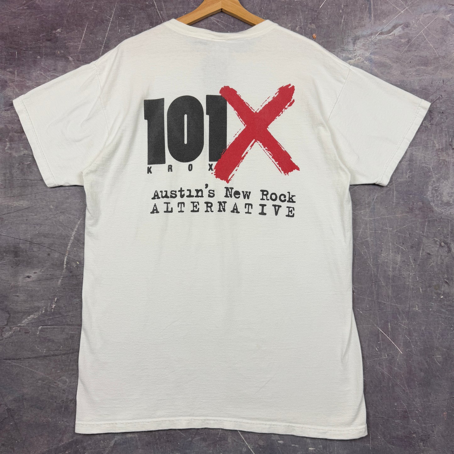 1999 Wood Stock Austin Texas 101X Graphic Shirt L 1040