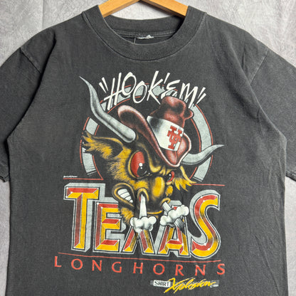 90s Black Texas Longhorns Xplosion Shirt 4552