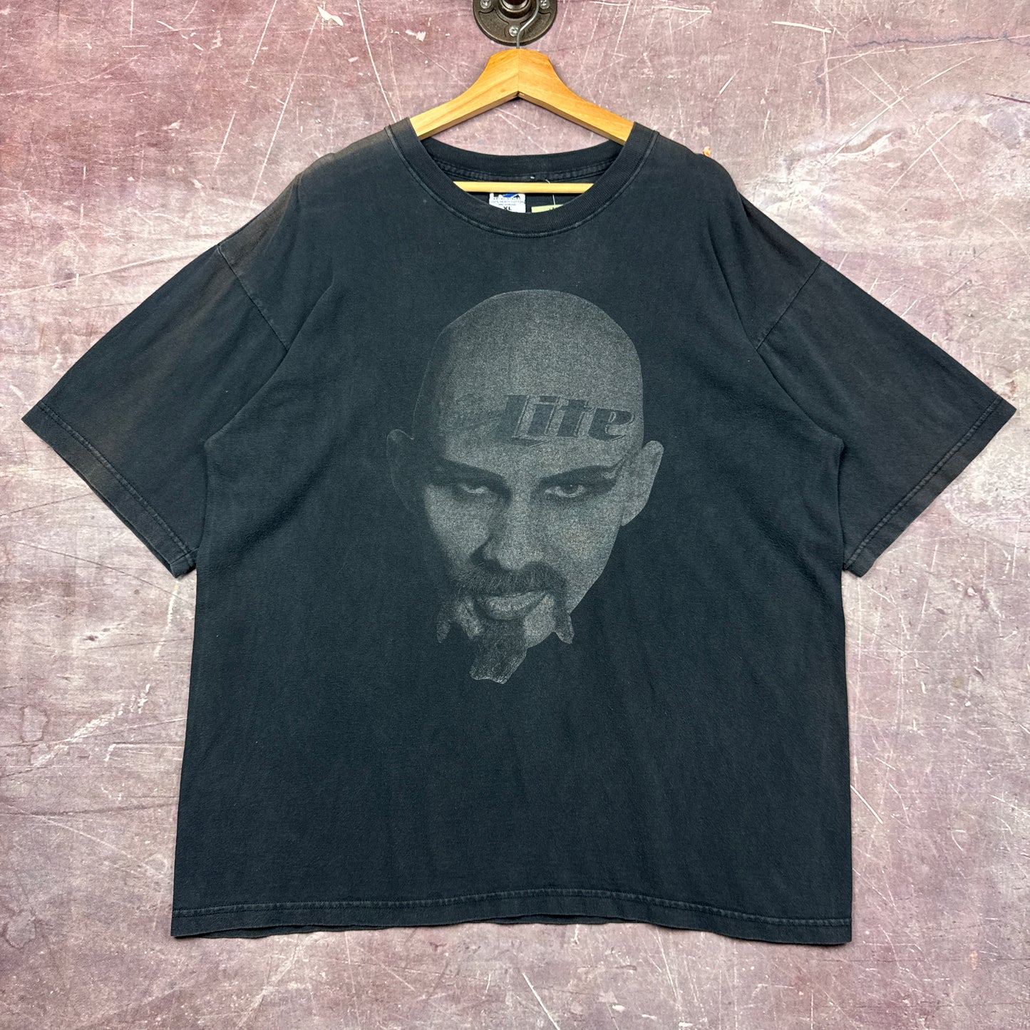 90s Black Miller Lite Shirt 3705