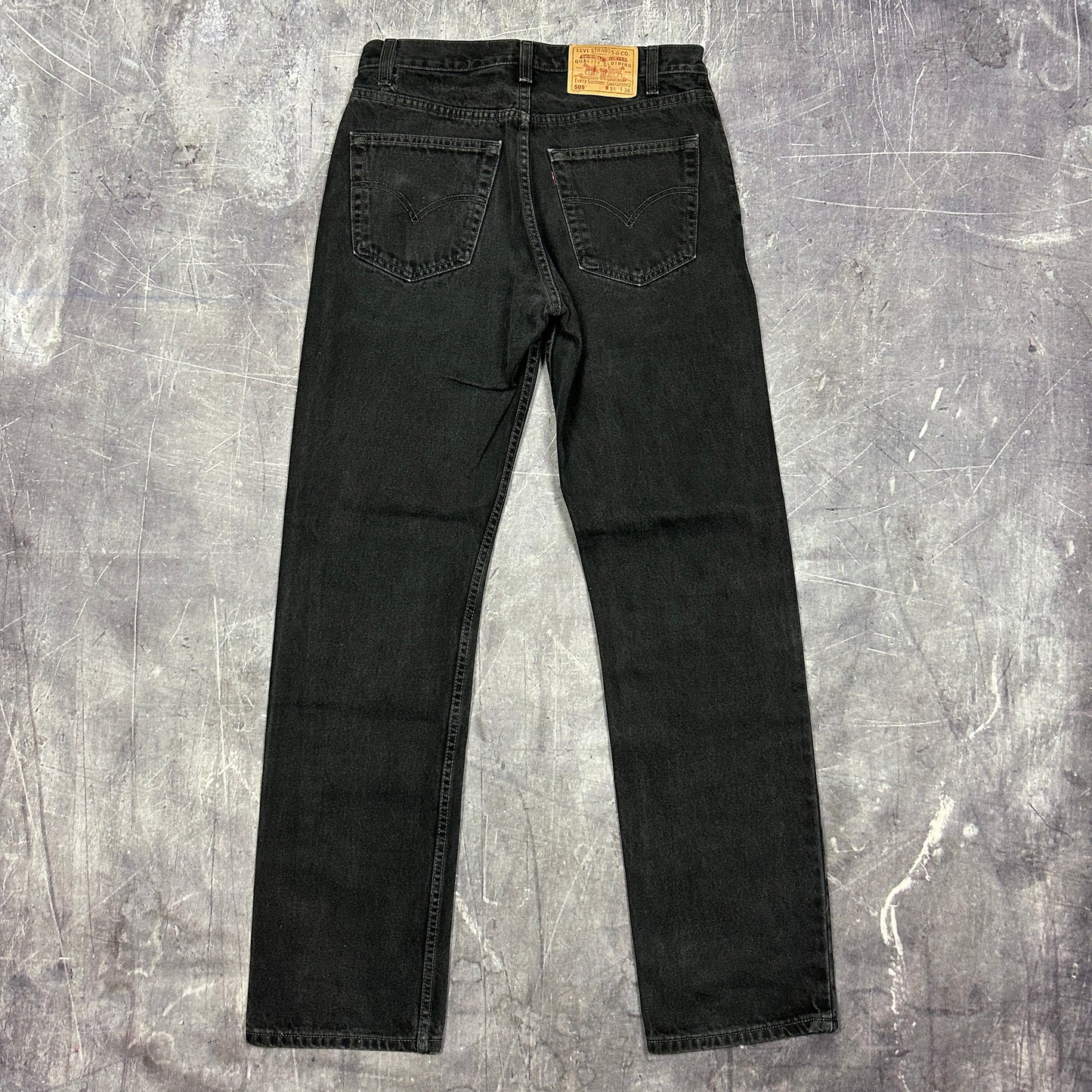 90s Black Levis 505 Jeans 32x33 C99