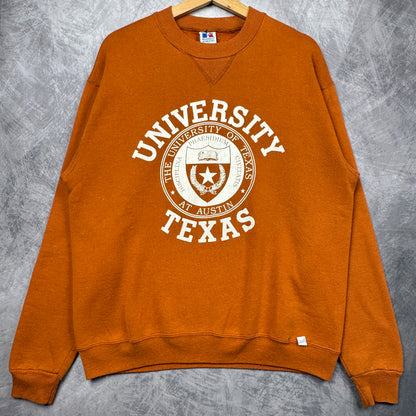 90s Orange Texas Longhorns Crewneck Sweatshirt 4358