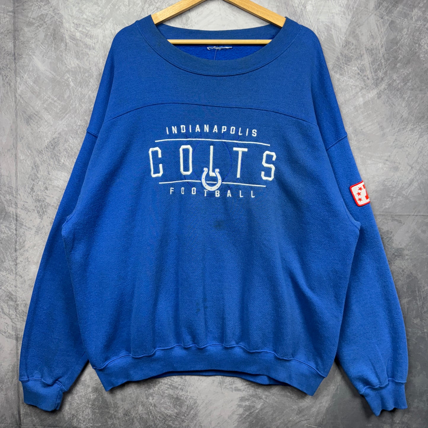 00s Blue Indianapolis Colts Crewneck Sweatshirt 4119