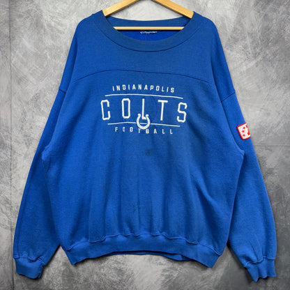 00s Blue Indianapolis Colts Crewneck Sweatshirt 4119