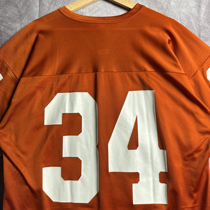 90s Orange Texas Longhorns Ricky Williams Reebok #34 Jersey 4595