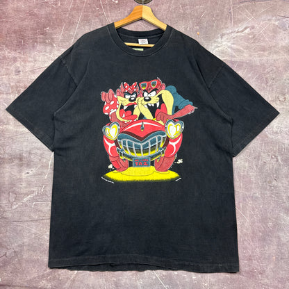 90s Black Mr & Mrs Taz Shirt 3657