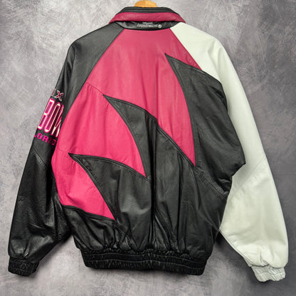 1995 Superbowl XXIX Shark Tooth Leather Jacket 4094
