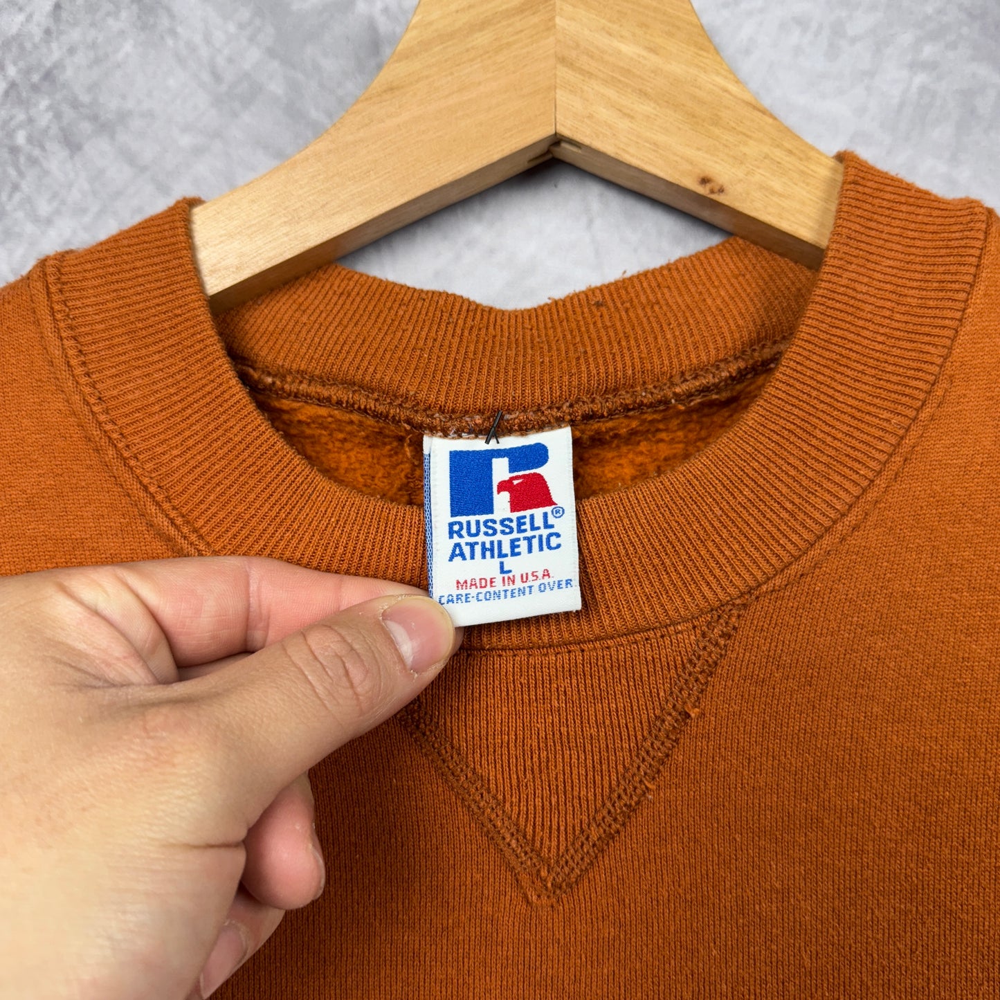 90s Orange Texas Longhorns Crewneck Sweatshirt 4358
