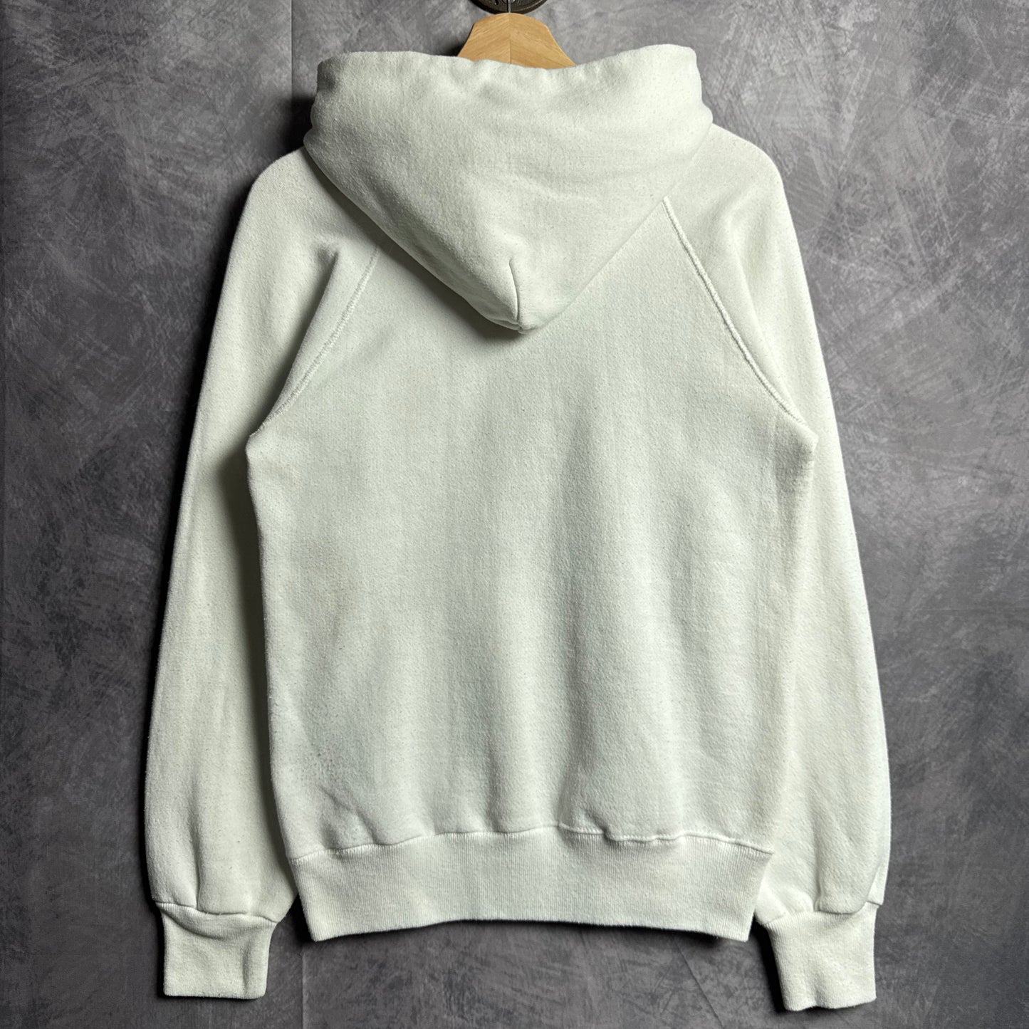 80s White Texas Longhorns Hoodie 4432