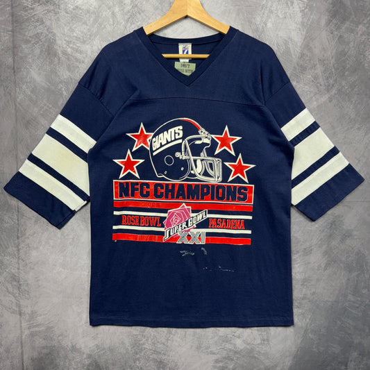 80s Blue New York Giants Shirt 4157