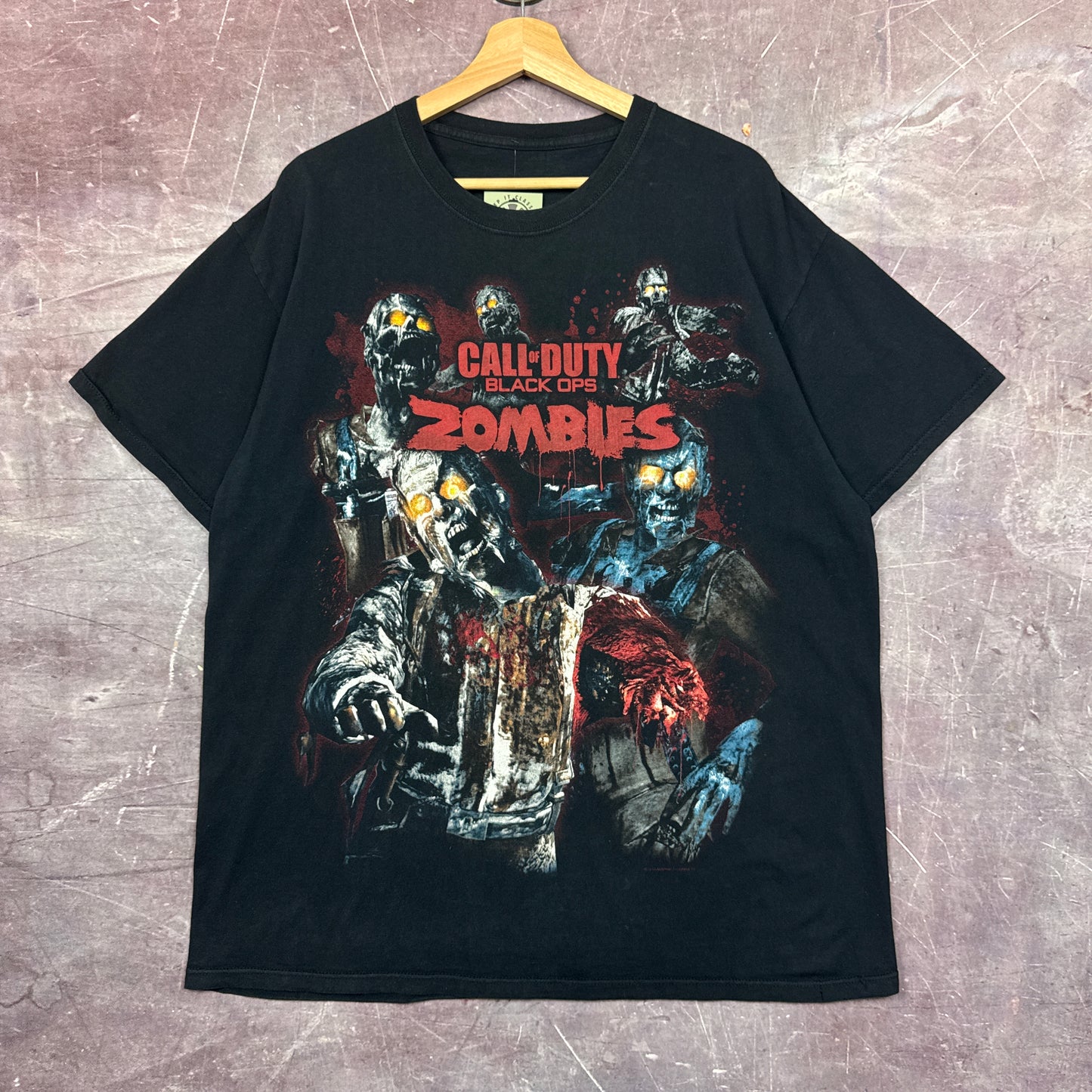 00s Black Call Of Duty Zombies Shirt 3415