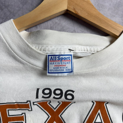 1996 White Texas Longhorns Big 12 Conference Champions Shirt 4605