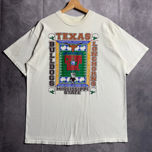 1999 White Texas Longhorns Cotton Bowl Shirt 4568