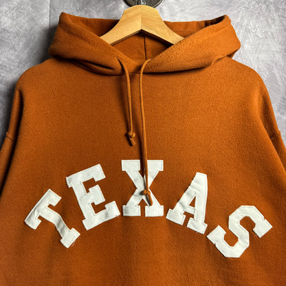 90s Orange Russell Texas Longhorns Hoodie 4423