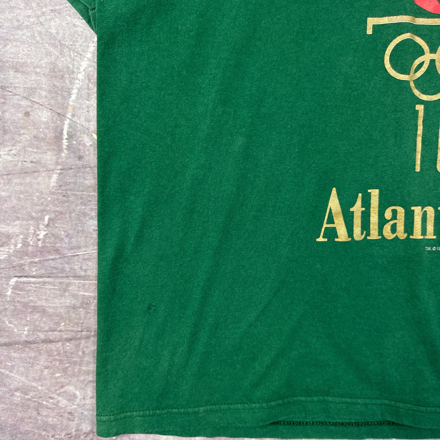 1996 Green Atlanta Olympics Shirt 3264