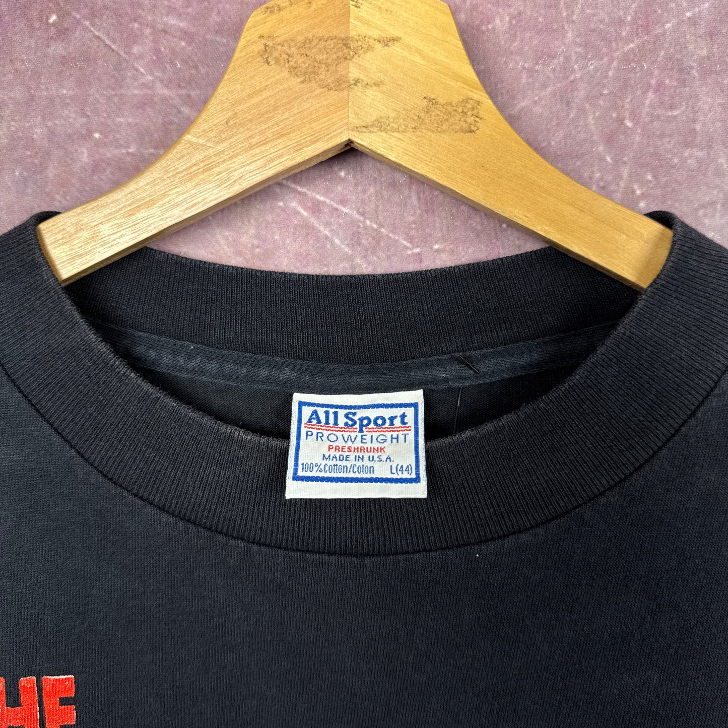 90s Black John Force Shirt 3838