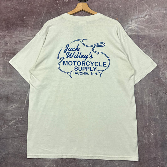 1999 White Laconia Bike Week Shirt 3136
