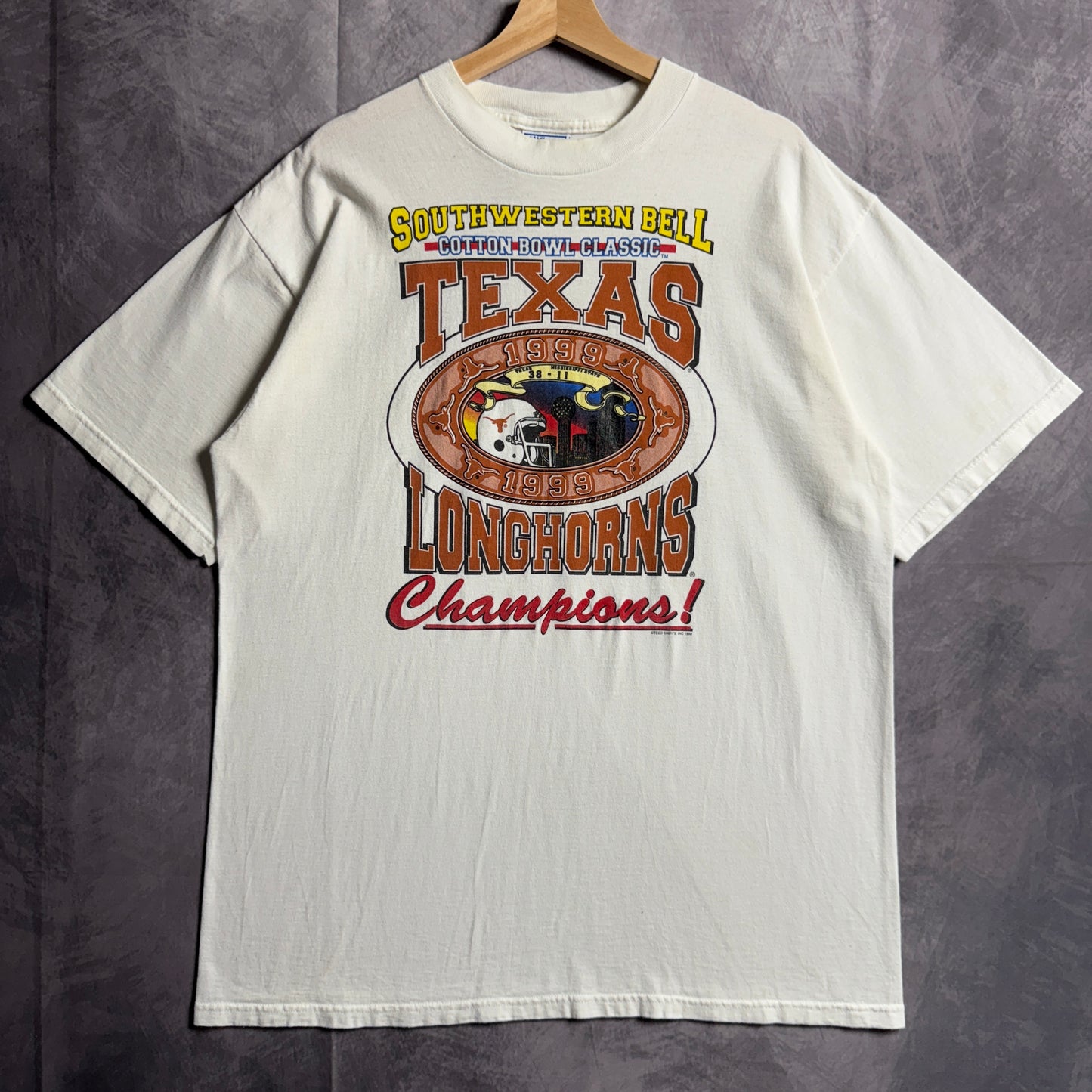 1999 White Texas Longhorns Cotton Bowl Shirt 4558