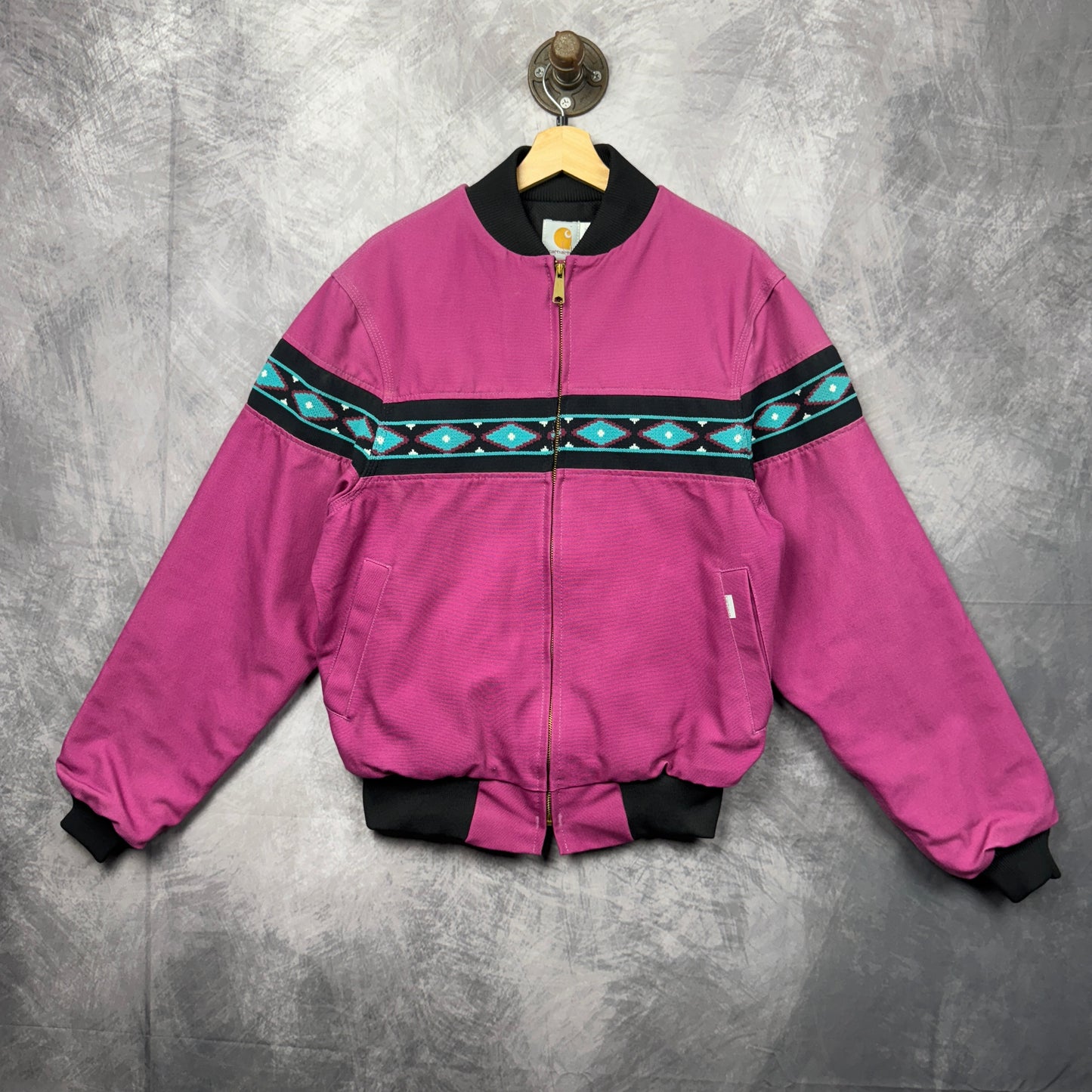80s Purple Carhartt Aztec Jacket 4055