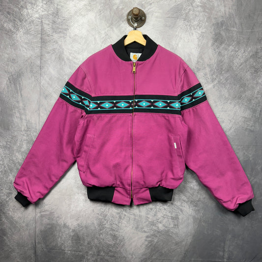 80s Purple Carhartt Aztec Jacket 4055