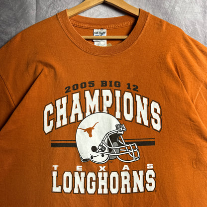 2005 Orange Texas Longhorns Big 12 Champions Shirt 4497