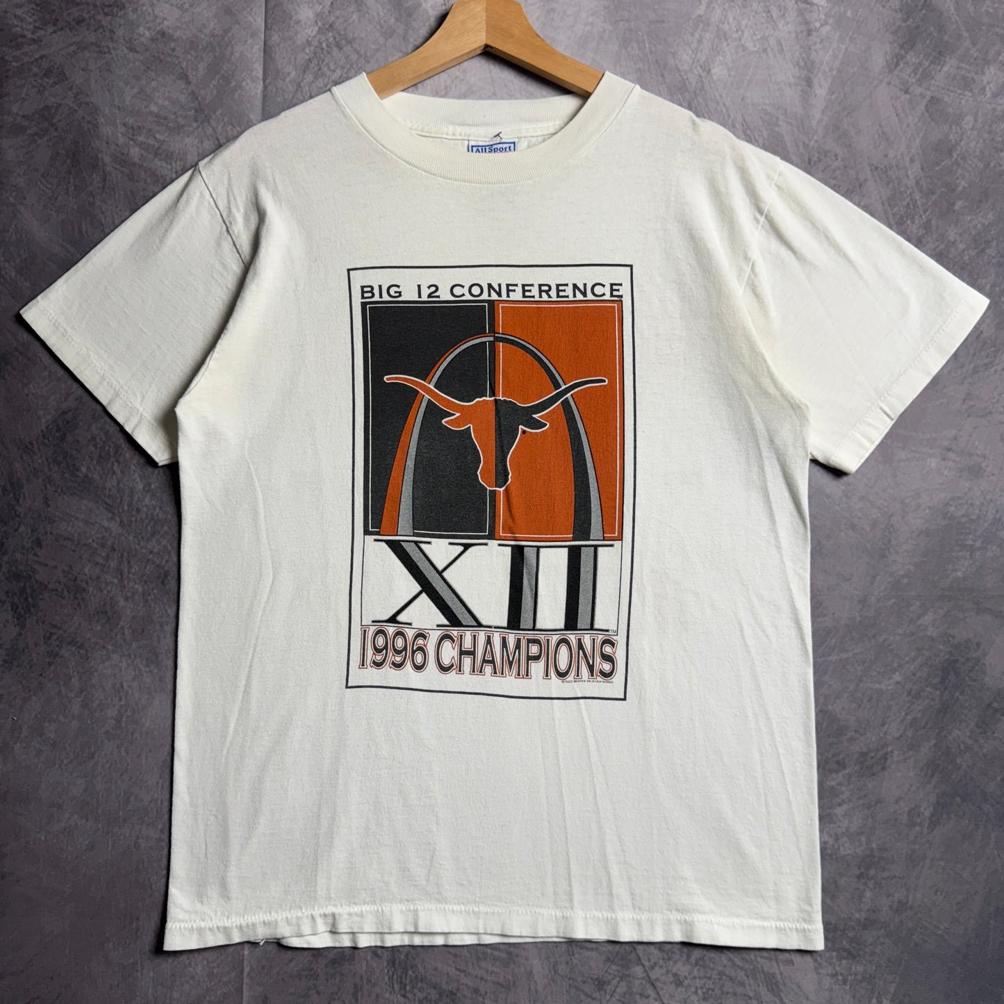 1996 White Texas Longhorns Big 12 Conference Champions Shirt 4603