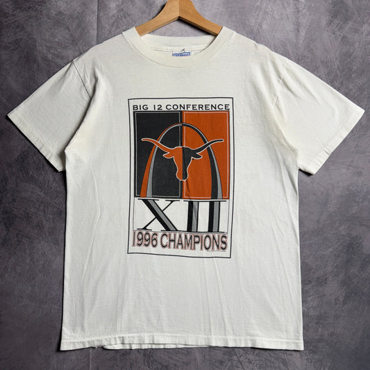 1996 White Texas Longhorns Big 12 Conference Champions Shirt 4603