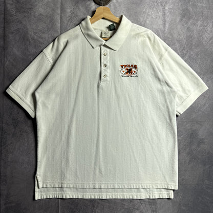 1998 White Texas Longhorns Ricky Williams Heisman Polo Shirt 4505