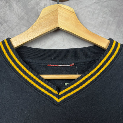 00s Black Pittsburgh Steelers Crewneck Sweatshirt 4270