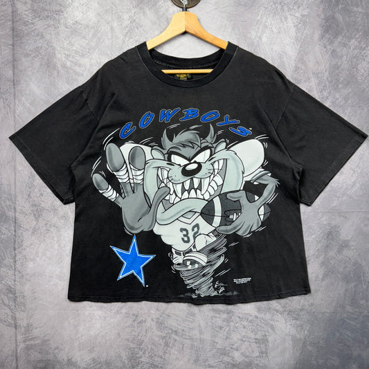 1994 Black Dallas Cowboys Taz Shirt 4187