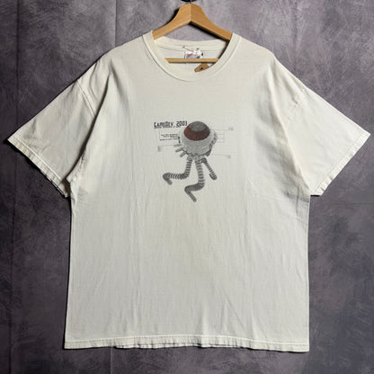 2003 White Texas Longhorns Game Dev Artificial Intelligence Shirt 4522