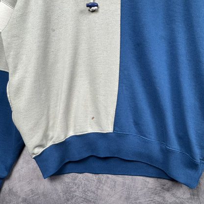 90sGrey Blue Dallas Cowboys Hoodie 4124