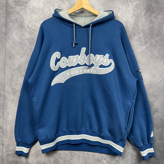 90s Blue Dallas Cowboys Starter Hoodie 4122
